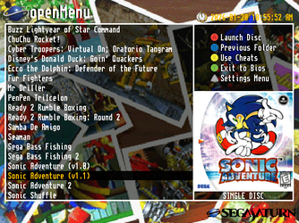 Clockwork Knight OpenMenu Theme